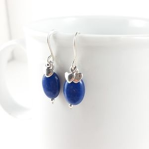 Sterling silver hoop earrings